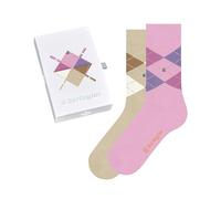 Burlington Basic Gift Box W So coton fantaisie 2 paires, Chaussettes Femme, Multicolore Beige Rose Mix 0069, 36-41
