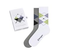 Burlington Basic Gift Box W So coton fantaisie lot de 2 paires, Chaussettes Femme, Multicolore Grey White 0019, 36-41