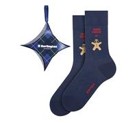 Burlington Basic Mix Gift Box M So coton fantaisie 1 paire, Chaussettes Homme, Bleu Blue Mix 0010 Christmas Giftset, 40-46