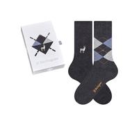 Burlington Basic Mix Gift Box M So coton fantaisie lot de 2 paires, Chaussettes Homme, Gris Grey Mix 0070 Christmas, 40-46