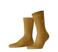 Burlington Bond Street M So coton unies 1 paire, Chaussettes Homme, Jaune Amber 1851, 40-46