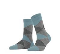 Burlington Bonnie W Sso coton fantaisie 1 paire, Chaussettes Femme, Bleu Silent Water 6014, 36-41