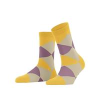 Burlington Bonnie W Sso coton fantaisie 1 paire, Chaussettes Femme, Jaune Mustard 1318, 36-41