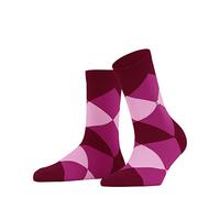 Burlington Bonnie W Sso coton fantaisie 1 paire, Chaussettes Femme, Rouge Cranberry 8033, 36-41