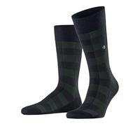 Burlington Buffalo Check M So laine fantaisie 1 paire, Chaussettes Homme, Bleu Marine 6120, 40-46