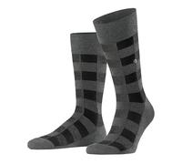 Burlington Buffalo Check M So laine fantaisie 1 paire, Chaussettes Homme, Gris Dark Grey 3070, 40-46