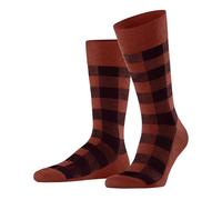 Burlington Buffalo Check M So laine fantaisie 1 paire, Chaussettes Homme, Jaune Sunset 8038, 40-46