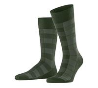 Burlington Buffalo Check M So laine fantaisie 1 paire, Chaussettes Homme, Vert Asparagus 7045, 40-46