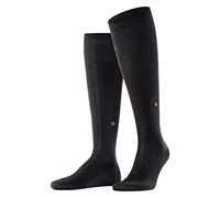 Burlington Cardiff M KH coton unies 1 paire, Chaussettes longues Homme, Noir (Black 3000), 40-46