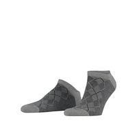 Burlington Carrington M Sn coton fantaisie 1 paire, Chaussettes basses Homme, Gris Light Grey 3408, 40-46