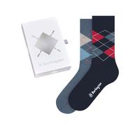 Burlington Chaussettes Femmes, 2er Paquet - Set Cadeau,Argyle,Losanges,Onesize