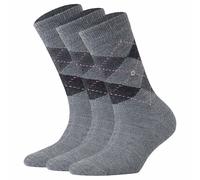 Burlington Chaussettes Femmes Whitby 3er Paquet - Courte,Modèle Diamant,Onesize