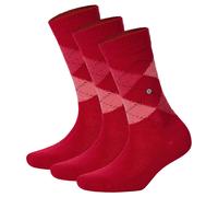 Burlington Chaussettes Femmes Whitby 3er Paquet - Courte,Modèle Diamant,Onesize