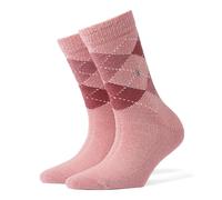Burlington Chaussettes Femmes Whitby - Courte,Motif à Losanges, Onesize, 36-41