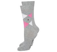 Burlington Chaussettes Everyday Mix Multipack W coton fantaisie Lot 2 paires Gris Light Grey 36-41