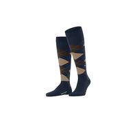 BURLINGTON Chaussettes hautes pour homme EDINBURGH 40-46 marine bleu marine