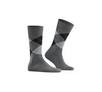 Burlington Edinburgh M So laine fantaisie 1 paire, Chaussettes Homme, Gris Asphalt Melange 3180, 40-46