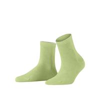 Burlington Chelsea W Sso coton fantaisie 1 paire, Chaussettes basses Femme, Vert Lemon 7498, 36-41