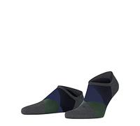 Burlington Clyde M SN coton motif fantaisie 1 paire, Chaussettes basses Homme, Gris (Carbon Melange 3975), 40-46