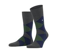 Burlington Clyde M So coton fantaisie 1 paire, Chaussettes Homme, Gris Carbon Mel 3975, 40-46