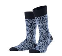 Burlington Coastal Couture M So coton fantaisie 1 paire, Chaussettes Homme, Bleu Marine 6120, 40-46