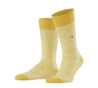 Burlington Coastal Couture M So coton fantaisie 1 paire, Chaussettes Homme, Jaune Mustart 1318, 40-46