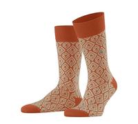 Burlington Coastal Couture M So coton fantaisie 1 paire, Chaussettes Homme, Orange Pumpkin 8364, 40-46