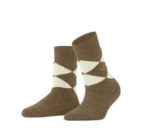 Burlington Cosy Argyle W Hp laine fantaisie 1 paire, Chaussettes , Marron Almond 5078, 36-41