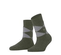 Burlington Cosy Argyle W Hp laine fantaisie 1 paire, Chaussettes , Vert Juniper 7755, 36-41