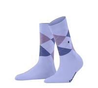 Burlington Covent Garden W So coton fantaisie 1 paire, Chaussettes Femme, Bleu Sky Blue 6254, 36-41