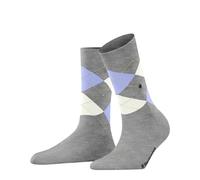 Burlington Covent Garden W So coton fantaisie 1 paire, Chaussettes Femme, Gris Concrete Melange 3617, 36-41
