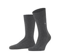 Burlington Pour des hommes Dover Plaine La laine Chaussettes - Gris