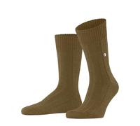 Burlington Dover M So laine unies 1 paire, Chaussettes Homme, Jaune Old Brass 1220, 40-46