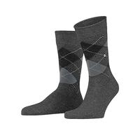 Burlington Dundee M So laine viscose fantaisie 1 paire, Chaussettes Homme, Gris Carbon Mel 3975, 40-46