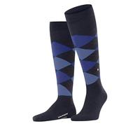 Burlington Edinburgh M Kh laine fantaisie 1 paire, Chaussettes longues Homme, Bleu Dark Blue Melange 6688, 40-46