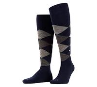 Burlington Edinburgh M Kh laine fantaisie 1 paire, Chaussettes longues Homme, Bleu Dark Navy 6377-O, 40-46