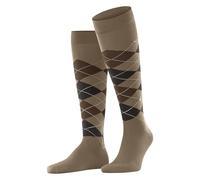 Burlington Edinburgh M Kh Wolle Lang Gemustert Chaussettes Hautes, Braun Nut Melange 5037, 42-48 Hommes