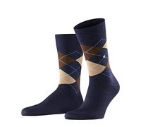 Burlington Edinburgh M SO laine motif fantaisie 1 paire, Chaussettes Homme, Bleu (Navy 6143), 40-46