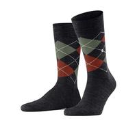 Burlington Edinburgh Melange M So laine fantaisie 1 paire, Chaussettes Homme, Bleu Jeans Melange 6274, 40-46