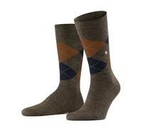 Burlington Edinburgh Melange M So laine fantaisie 1 paire, Chaussettes Homme, Vert Evergreen 7460, 40-46