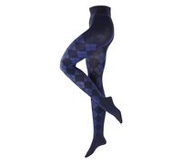 Burlington Elegant Essence W Ti coton fantaisie 1 paire, Collants Femme, Bleu Marine 6120, 38-40