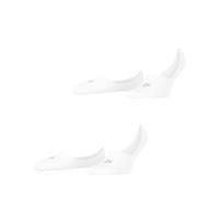 Burlington Everyday Multipack M In coton unies lot de 2 paires, Chaussettes invisibles Homme, Blanc White 2000, 39-40