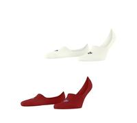 Burlington Everyday Multipack M In coton unies lot de 2 paires, Chaussettes invisibles Homme, Rouge Active Red 8105, 41-42