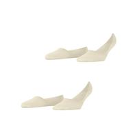 Burlington Everyday Multipack W In coton unies lot de 2 paires, Chaussettes invisibles Femme, Beige Gravel 4840, 35-36