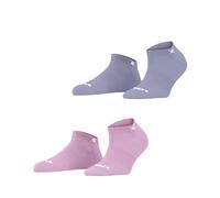 Burlington Everyday Sneaker Multipack W Sn coton unies lot de 2 paires, Chaussettes basses Femme, Rose Sporty 8393, 36-41