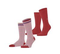 Chaussettes Burlington Everyday Stripe (x2) Rouge 40/46