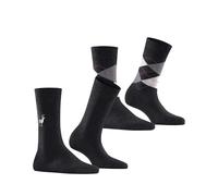 Burlington Everyday X-Mas Multipack W So coton fantaisie lot de 2 paires, Chaussettes Femme, Gris Grey Mix 0070, 36-41