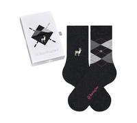 Burlington Basic Gift Box W So coton fantaisie lot de 2 paires, Chaussettes Femme, Gris Grey Mix 0070 Christmas, 36-41