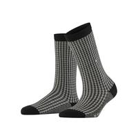 Burlington Chaussettes femme Pepita – Laine fantaisie – Noir – 36-41 – 1 paire