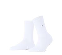 Burlington Fleet Street W So coton unies 1 paire, Chaussettes Femme, Blanc White 2000, 36-41
